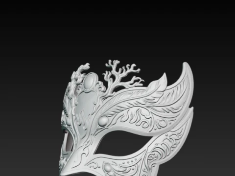 Celestial Alchemist Masquerade Mask 3D STL 3D Print Model