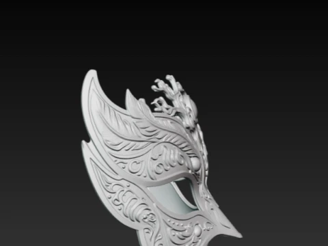 Celestial Alchemist Masquerade Mask 3D STL 3D Print Model