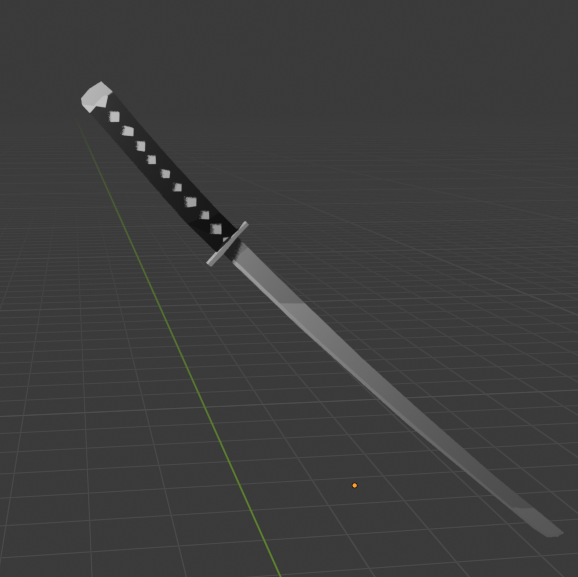 Katana 3D Model .c4d .max .obj .3ds .fbx .stl .blend