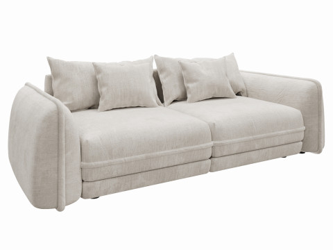Club Sofa 3D Model