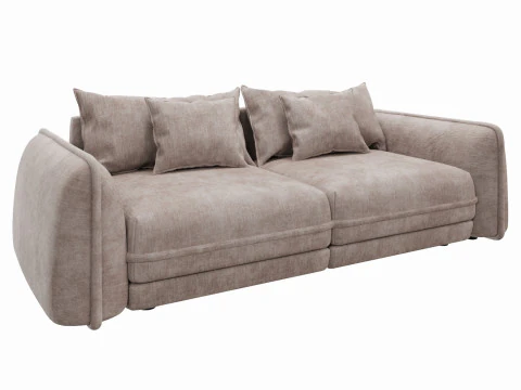 Club Sofa 3D Model