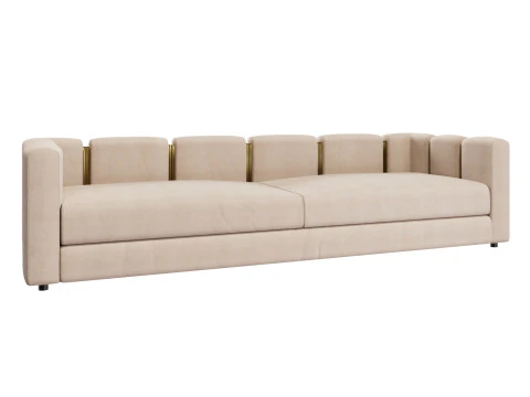 क्लब सोफ़ा 2 3D मॉडल