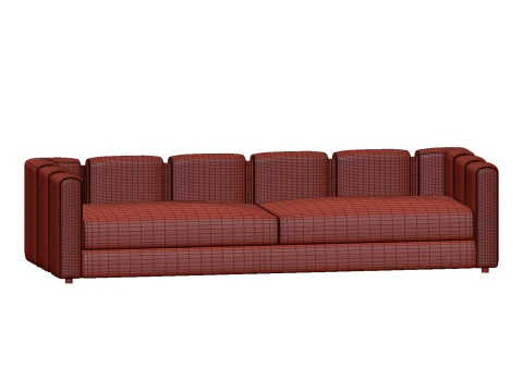 Club Sofa 2 3D Model