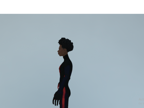 Spiderman Miles Morales Rigged with Textures 3D 模型