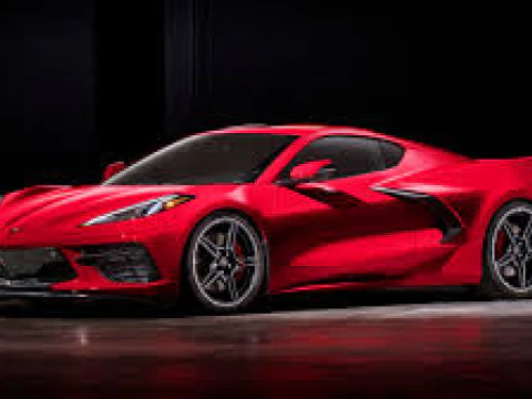 Chervolet Corvette C8 Stingray with Textures 3D Model