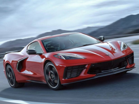 Chervolet Corvette C8 Stingray with Textures 3D Model