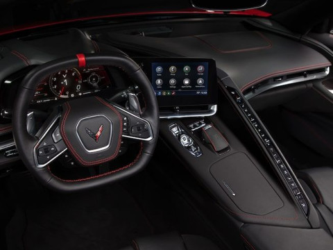 Chervolet Corvette C8 Stingray with Textures 3D Model