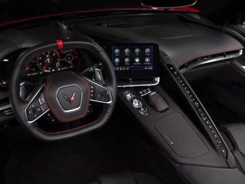 Chervolet Corvette C8 Stingray with Textures 3D Model