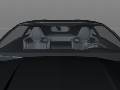 Chervolet Corvette C8 Stingray with Textures 3D Model