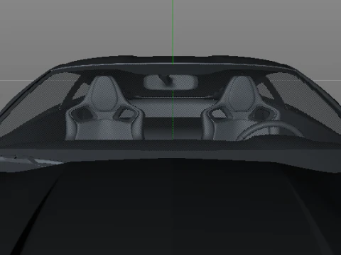 Chervolet Corvette C8 Stingray with Textures 3D Model