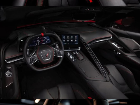 Chervolet Corvette C8 Stingray with Textures 3D Model