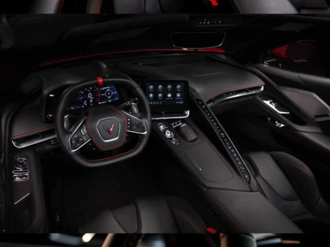 Chervolet Corvette C8 Stingray with Textures 3D Model