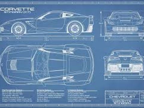 Chervolet Corvette C8 Stingray with Textures 3D Model