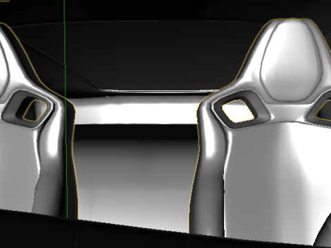 Chervolet Corvette C8 Stingray with Textures 3D Model
