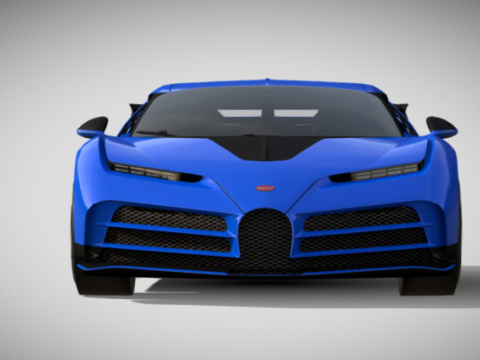 Bugatti Centodieci High-Quality 3D 모델