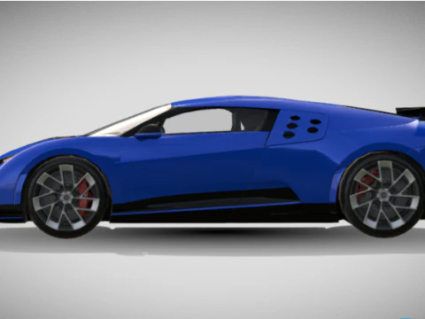 Bugatti Centodieci von hoher Qualit&auml;t 3D Modell