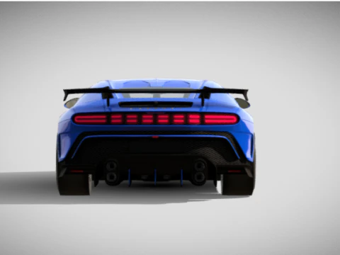 Bugatti Centodieci von hoher Qualit&auml;t 3D Modell