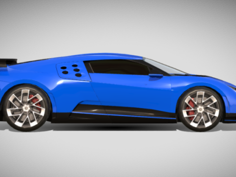Bugatti Centodieci High-Quality 3D 모델