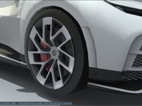 Bugatti Centodieci High-Quality 3D 모델