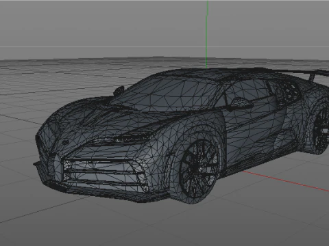 Bugatti Centodieci von hoher Qualit&auml;t 3D Modell