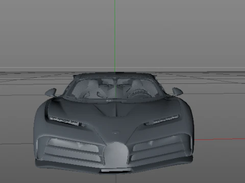Bugatti Centodieci von hoher Qualit&auml;t 3D Modell