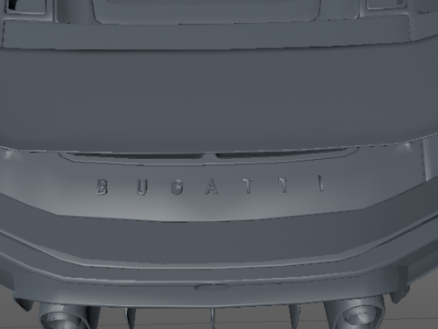 Bugatti Centodieci High-Quality 3D 모델