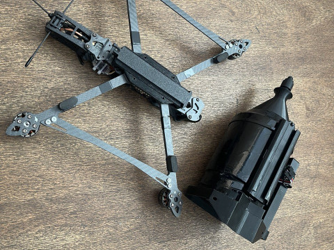 Cassette for FPV drone fiber optic Model Cetak 3D
