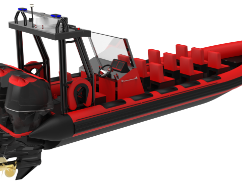 MOB Boat Modèle 3D