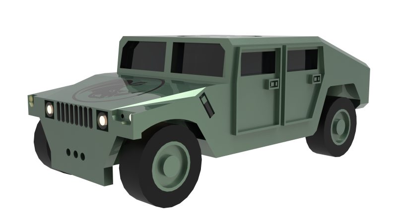 Combat Vehicle Model 3D .c4d .max .obj .3ds .fbx .stl .blend 