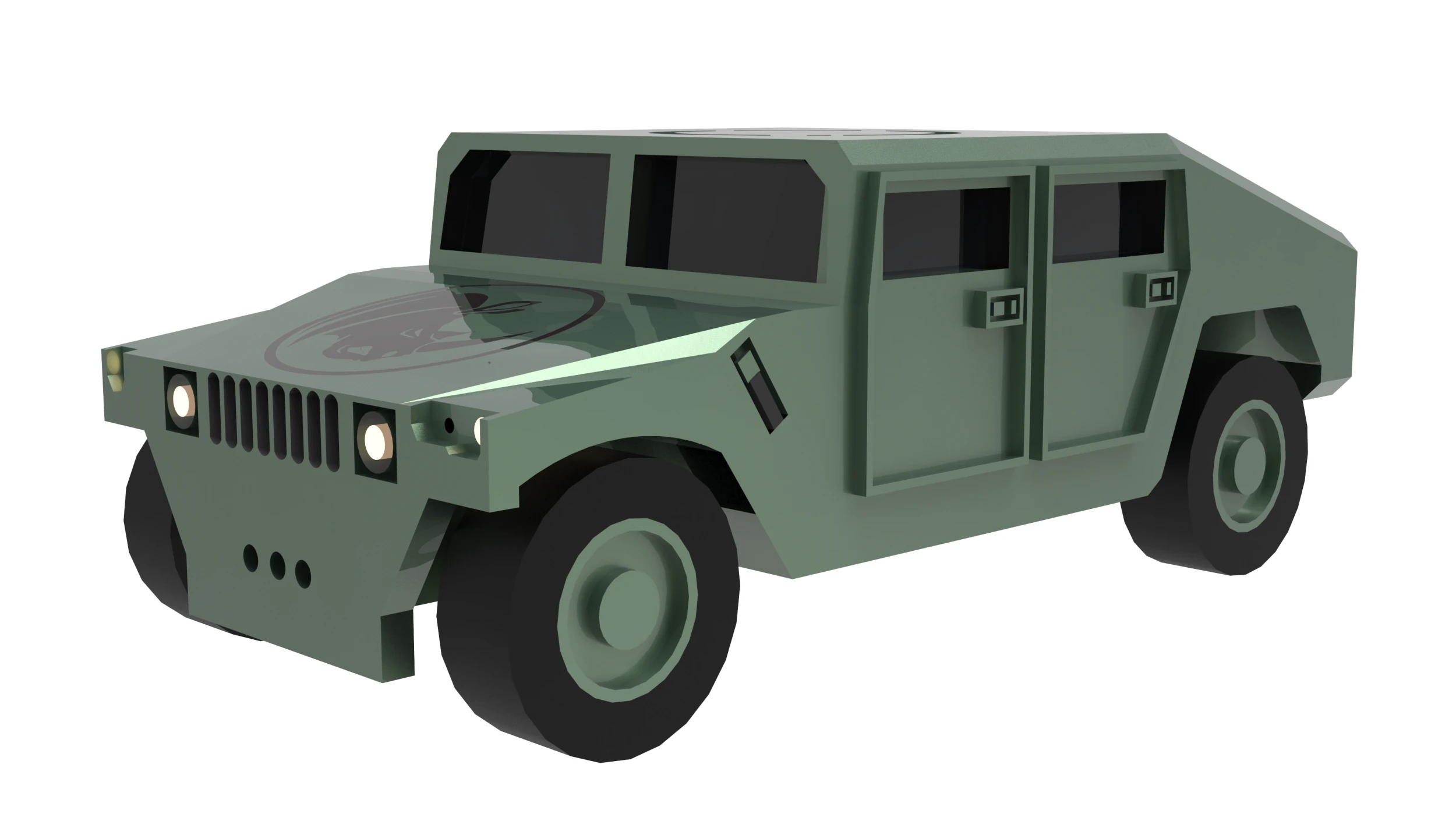 Combat Vehicle 3D Model .c4d .max .obj .3ds .fbx .stl .blend