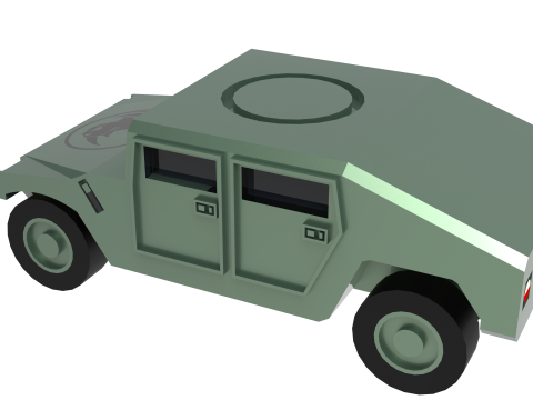 Combat Vehicle Model 3D