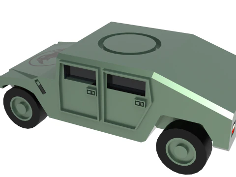 Combat Vehicle 3D Model