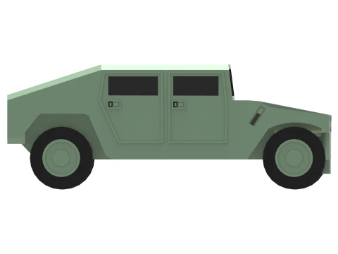 Combat Vehicle 3D Model
