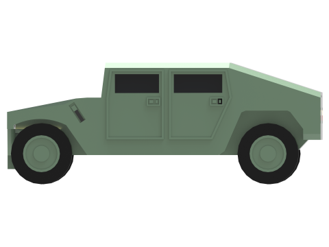 Combat Vehicle Model 3D