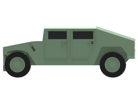 Combat Vehicle 3D Model