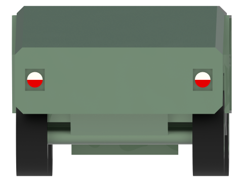 Combat Vehicle Model 3D