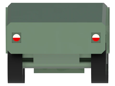 Combat Vehicle 3D Model