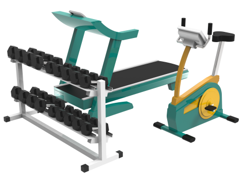 GYM Set Modèle 3D