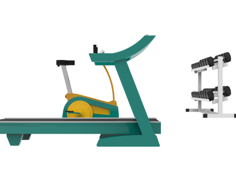 GYM Set 3D Model