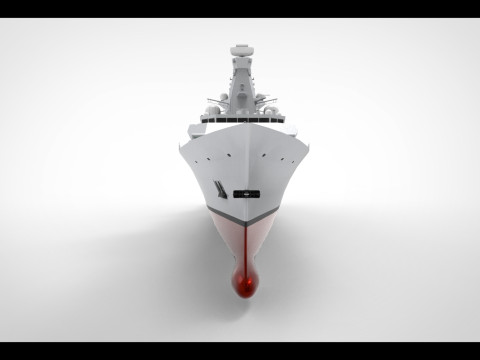 Fregate anti submarine 3D Model