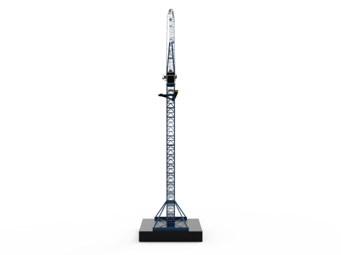 Башенный кран 3D Модель