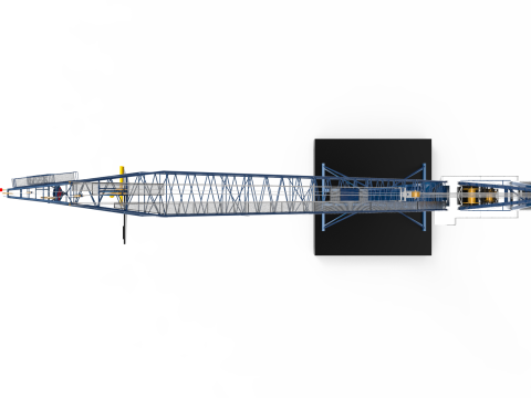 Башенный кран 3D Модель