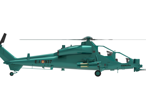 AGUSTA A129 Modelo 3D
