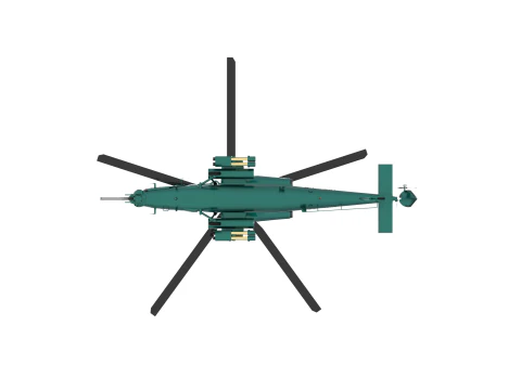 AGUSTA A129 Modello 3D