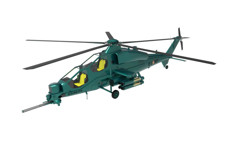 AGUSTA A129 Modello 3D .c4d .max .obj .3ds .fbx .stl .blend