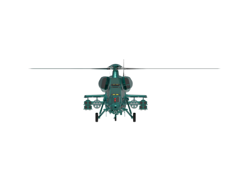 AGUSTA A129 Modelo 3D