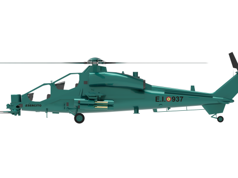 AGUSTA A129 Modelo 3D