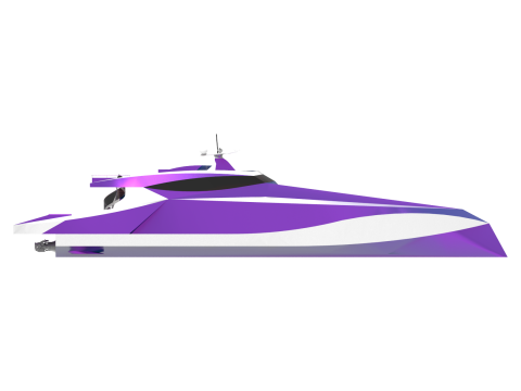Fast Luxury Yacht 3D Model