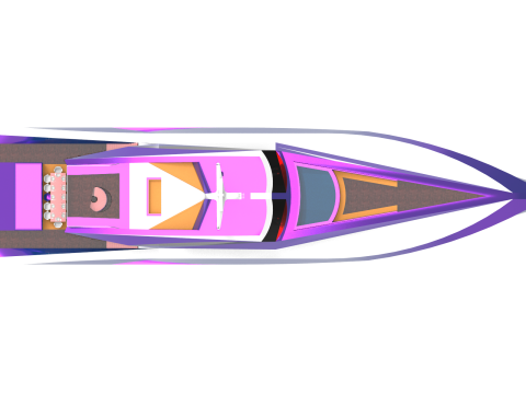 Fast Luxury Yacht 3D Model