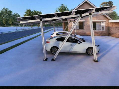 Solar Carport 3D Model